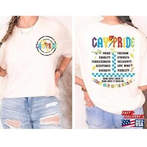 Gay Pride Tour Shirt Lgbt Support Lgbtq Shirt Tshirt 2 Sided